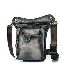 Load image into Gallery viewer, Genuine Leather Men&#39;s Designer Casual Brown Shoulder/Waist Bag