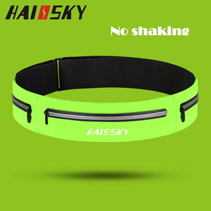 Universal Ultra-thin Sports Three Zipper Fanny Packs