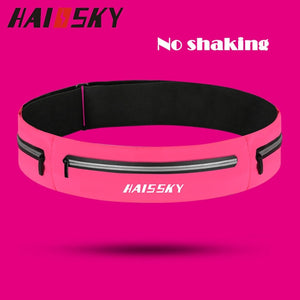 Universal Ultra-thin Sports Three Zipper Fanny Packs