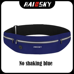 Universal Ultra-thin Sports Three Zipper Fanny Packs