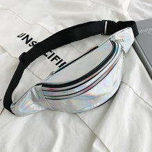 Load image into Gallery viewer, Laser Holographic Fanny Pack - Waterproof Sport Belt Bag