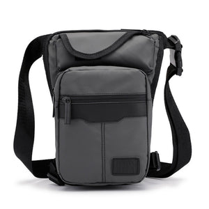Men Nylon Drop Leg Bag - Tactical Motorcycle Messenger Bags