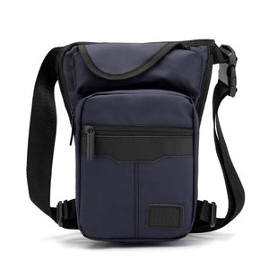 Men Nylon Drop Leg Bag - Tactical Motorcycle Messenger Bags