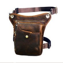 Load image into Gallery viewer, Genuine Leather Men&#39;s Designer Casual Brown Shoulder/Waist Bag