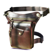 Load image into Gallery viewer, Genuine Leather Men&#39;s Designer Casual Brown Shoulder/Waist Bag