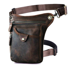 Load image into Gallery viewer, Genuine Leather Men&#39;s Designer Casual Brown Shoulder/Waist Bag