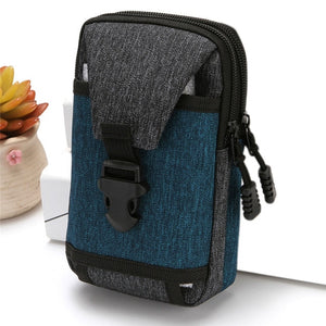 Men's Casual Travel Waterproof Zippered Tactical Outdoor Sport Waist Bag