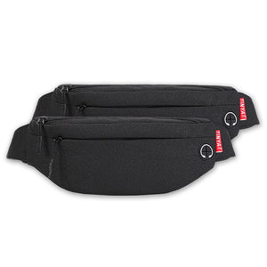 TINYAT Men Canvas Travel Fanny Pack - Casual w/4 Pockets