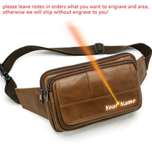 Load image into Gallery viewer, MVA Men&#39;s Fashion Leather Belt Bag