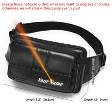 Load image into Gallery viewer, MVA Men&#39;s Fashion Leather Belt Bag