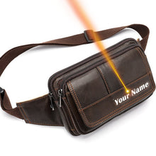 Load image into Gallery viewer, MVA Men&#39;s Fashion Leather Belt Bag