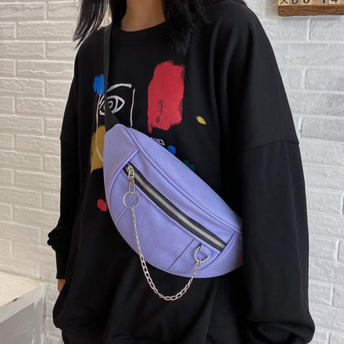 New Women's Designer Canvas Fanny Pack/Bum Bag