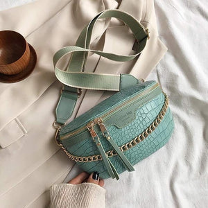 Retro PU Leather Fanny Pack / Shoulder Bag for Ladies