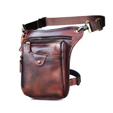 Load image into Gallery viewer, Genuine Leather Men&#39;s Designer Casual Brown Shoulder/Waist Bag