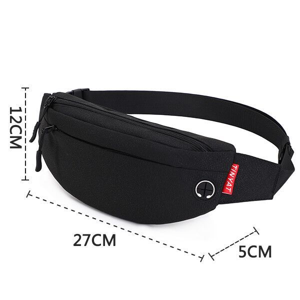 Women's Casual Canvas Travel 4 Pocket Bum Bag