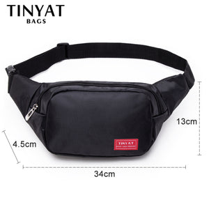 Women's Casual Canvas Travel 4 Pocket Bum Bag