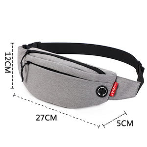 Women's Casual Canvas Travel 4 Pocket Bum Bag