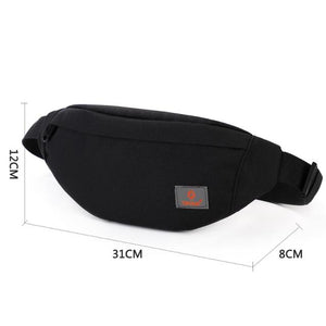 Women's Casual Canvas Travel 4 Pocket Bum Bag
