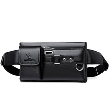Load image into Gallery viewer, Men&#39;s Leather Travel Belt Pouch