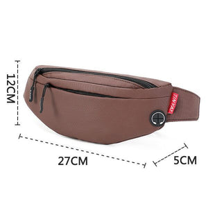 Women's Casual Canvas Travel 4 Pocket Bum Bag