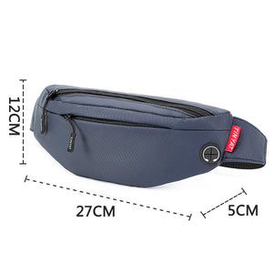 Women's Casual Canvas Travel 4 Pocket Bum Bag