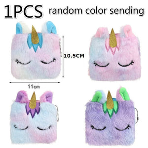 Cute Unicorn Plush Girls Waist Bag