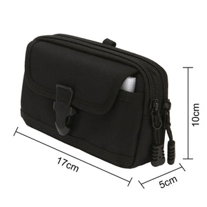 Fashion Men's Multi-function PU Leather Waist Bag