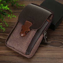 Load image into Gallery viewer, Fashion Men&#39;s Multi-function PU Leather Waist Bag