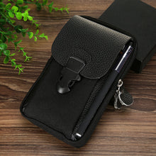 Load image into Gallery viewer, Fashion Men&#39;s Multi-function PU Leather Waist Bag