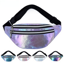 Load image into Gallery viewer, Holographic Banana Bum Belt Bag for Girls