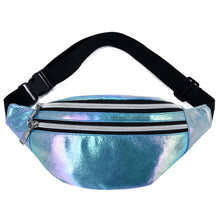 Load image into Gallery viewer, Holographic Banana Bum Belt Bag for Girls