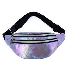 Load image into Gallery viewer, Holographic Banana Bum Belt Bag for Girls