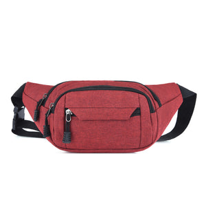 Canvas Travel Banana Hip Bag