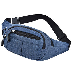 Canvas Travel Banana Hip Bag