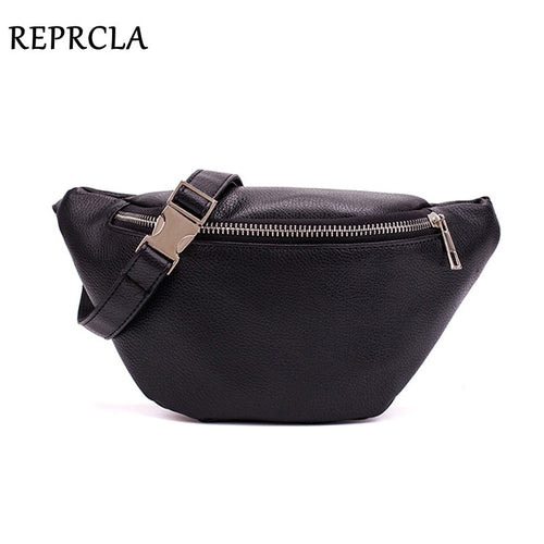 REPRCLA Fashion PU Leather Fanny Pack for Women